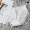 4 PCS Solid Color Women's Panties Lace Threaded Underwear Female Mid-Waist Soft Comfortable Lingerie Girl Lingerie Sexy Woman Clothes