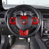  Наклейка на рулевое колесо ABS, подходит для Dodge Charger, Dodge Challenger, Durango, Dart Journey, аксессуары для интерьера