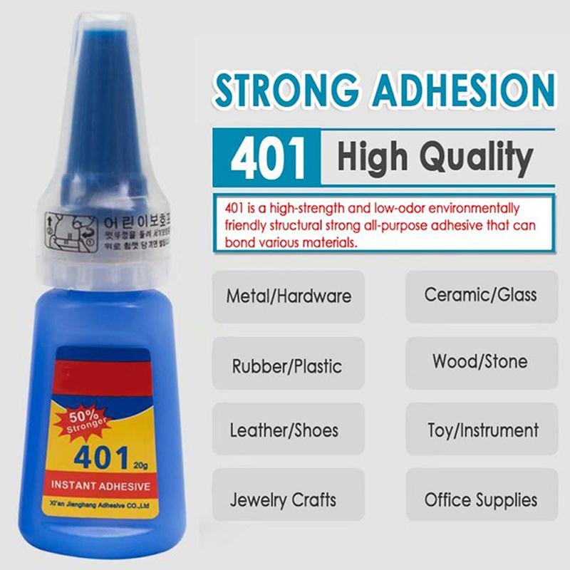 Stronger 401 Super Glue 20 мл Бутылка Мгновенный Быстрый Клей Многофункциональный Клей Фиксации