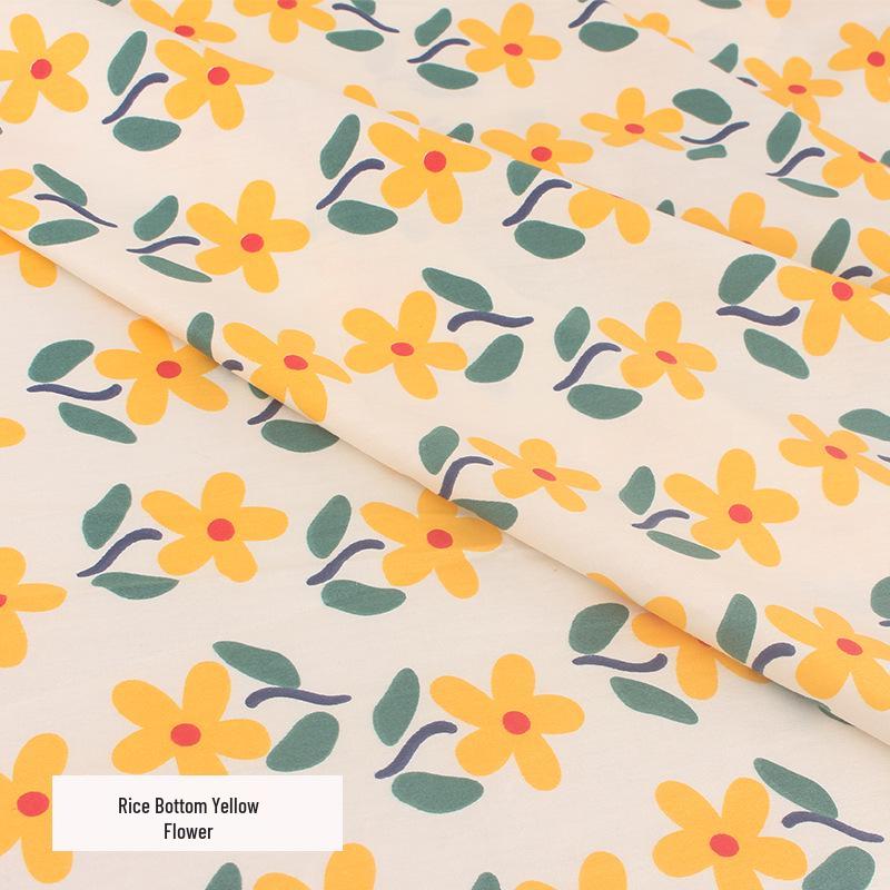 Тщательно отобранная хлопковая саржа с цветочным принтом для детского платья и детского постельного белья