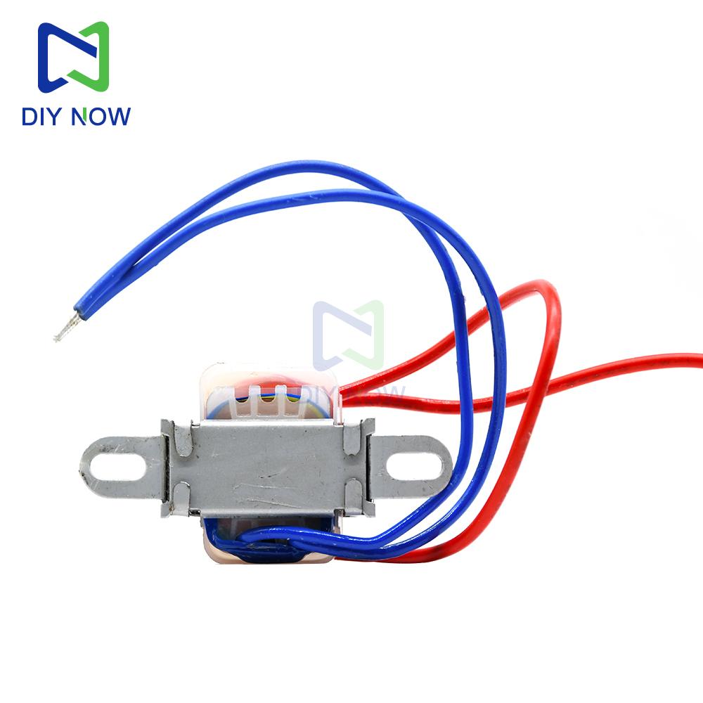 DIY NOW Силовой трансформатор AC220 на AC6V 9V 12v Выходное напряжение Силовой трансформатор 1-фазный Медный сердечник 50 Гц ~ 60 Гц Одно напряжение 2-проводной