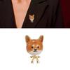 Adorable Shiba Inu Dog Pin Jewelry Playful Shiba Inu Pin Brooch Accessory Designed For Pet Fans And Style Seekers