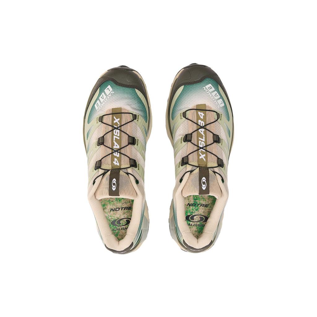 SALOMON XT-4 Comfortable Versatile Breathable Low-Top Outdoor Functional Shoes Unisex Shoes Green White 474239