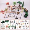 42Pcs Farm Animal Toy Set Plastic Farm Animal Figurines Tractor Fence Toy Farm Playset Educational Learning Toy Gift