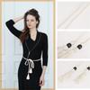 Solid Color Boho Rope Chain Tie Waistband Fashion Accessories Tassel Dress Belt  for Beginners