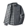 Men's Spring and Fall Lined Jackets Casual Snap Button Overshirt Owboy Style Top