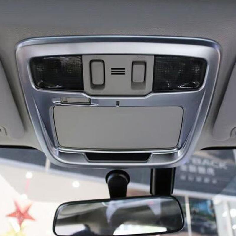 Серебристые декоративные накладки-датчики для стайлинга автомобиля из АБС-пластика для Subaru Outback 2015 2016 2017 2018 Накладка-молдинг на лампу подсветки салона
