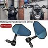 Зеркала заднего вида на руль 7/8" для мотоцикла, боковые зеркала для Ducati Honda CB650R Kawasaki Yamaha MT03 SV650 Suzuki GSXS750 Benelli