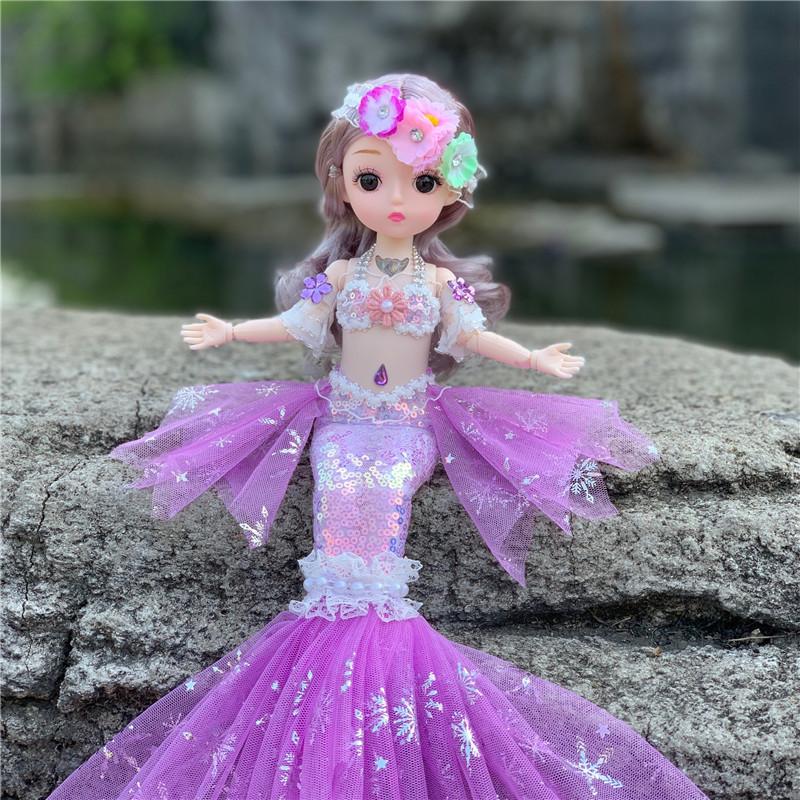 45 см Детская кукла Bjd с подвижными суставами, игрушка-русалка для плавания