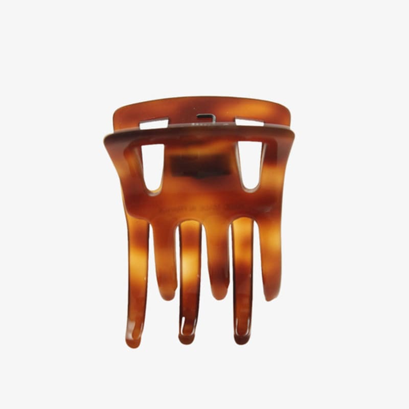 J.Lauren Французский коричневый квадратный зажим-краб для волос средний Bh0947