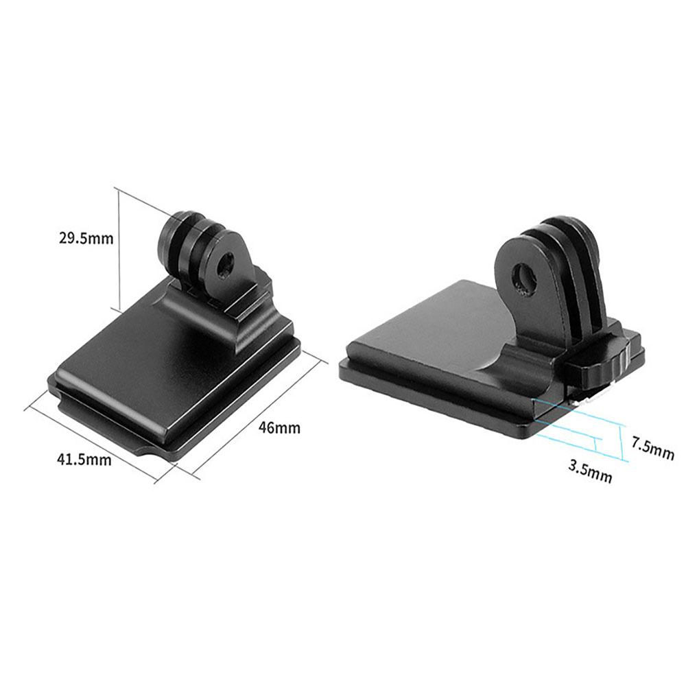 Aluminum Alloy Helmet Fixed Mount Base Holder Adapter For Gopro Hero 10 9 8 7 6