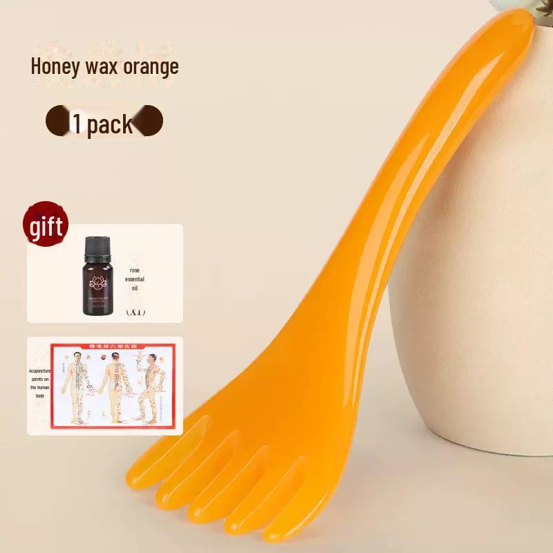 Массажер для кожи головы с пятью лапками: Акупрессурная расческа для релаксации и декомпрессии