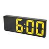 Digital Alarm Clock Black 1224H Temperature Display USB Or Battery Powered LED Clock for Bedroom