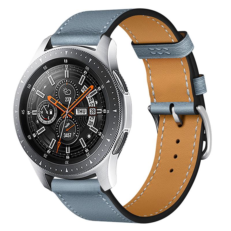 Кожаный ремешок 20 мм 22 мм для Samsung Galaxy Watch 7/6/5/pro/4/Classic 44 мм 40 мм Браслет Ремень Huawei GT-6-5-4-3-2-Pro 46 мм Ремешок