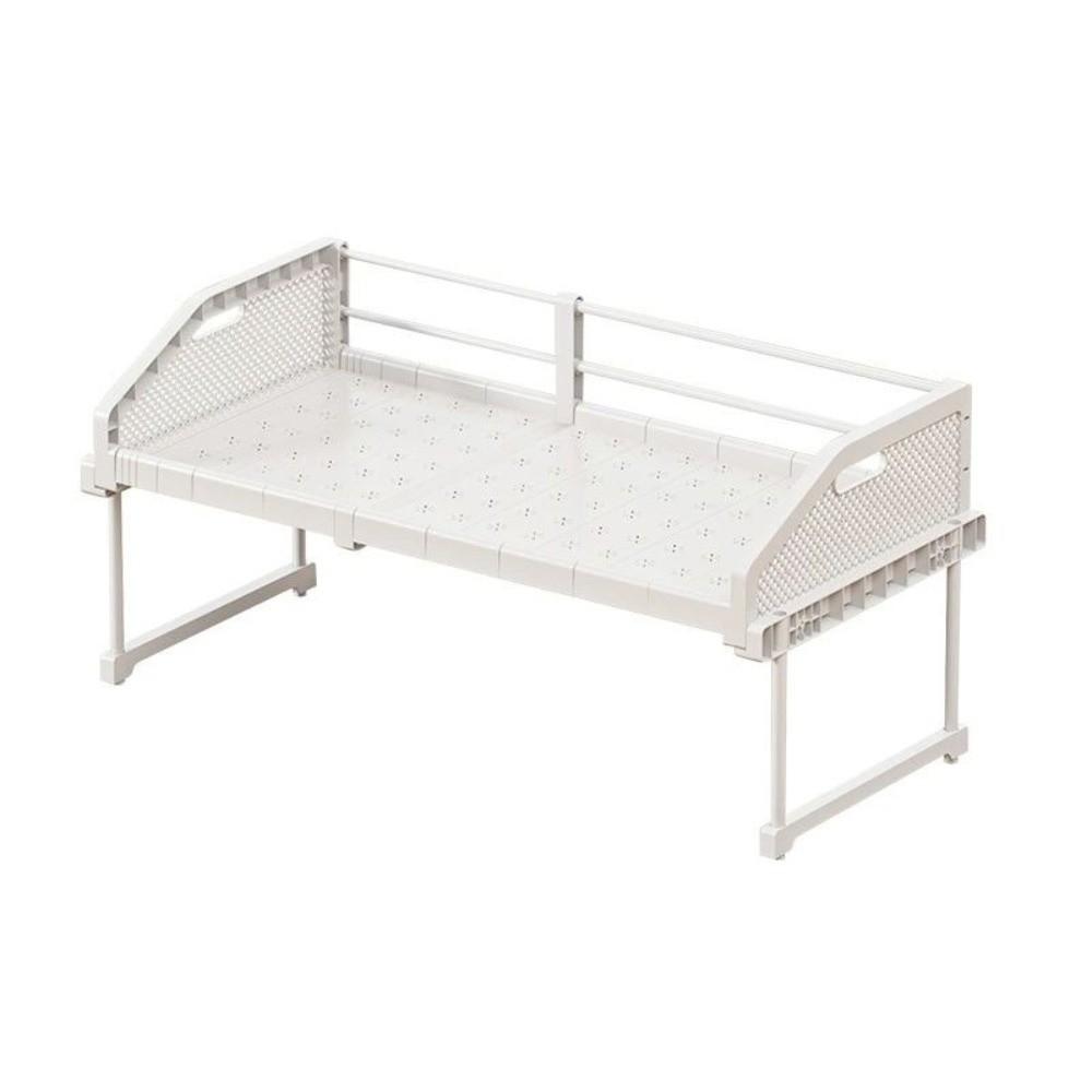 Регулируемые полки для хранения в шкафу, штабелируемая конструкция, без сверления, полки для дна раковины, выдвижная рама, многоцелевое использование