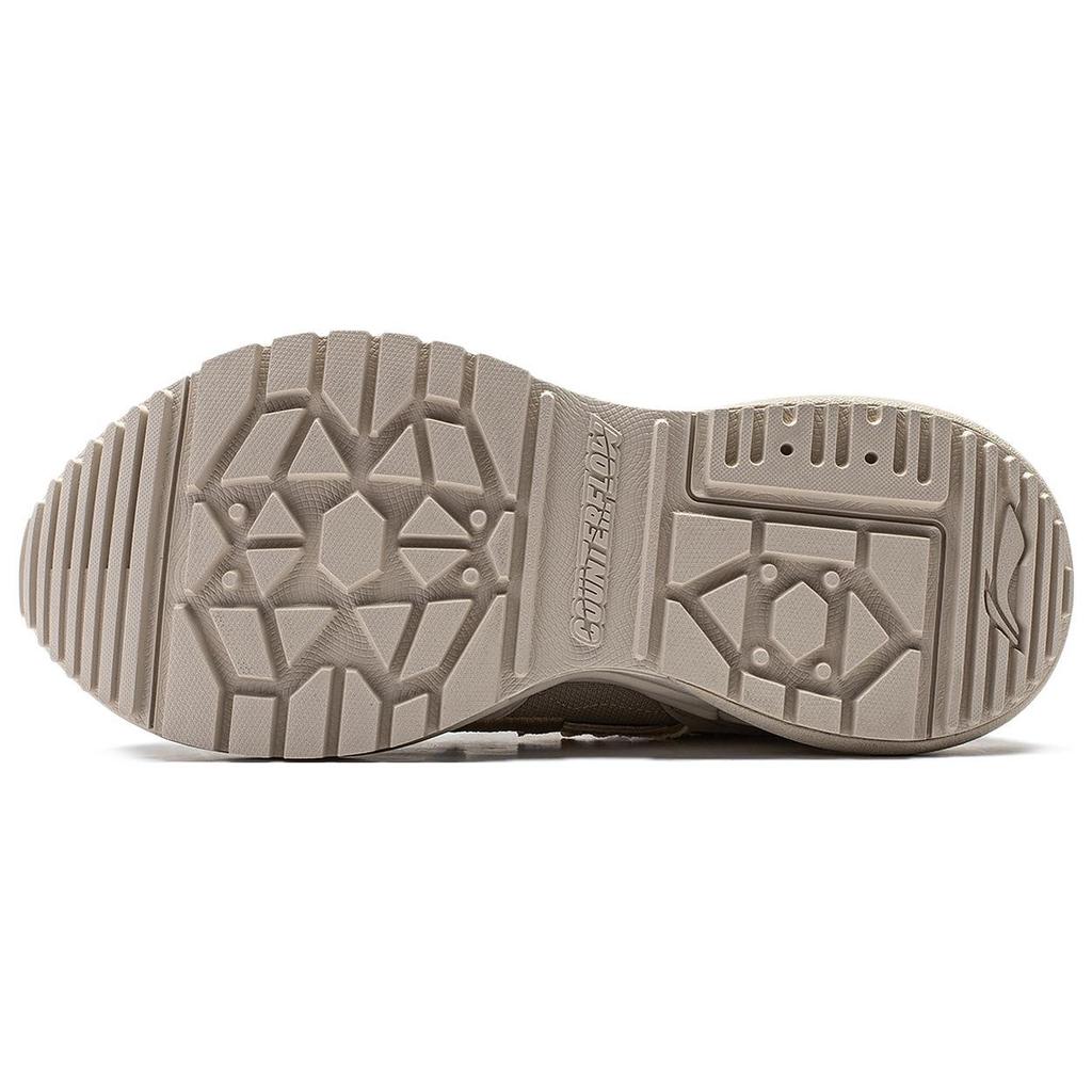 Li Ning CF Origin 2 Модные универсальные нескользящие износостойкие повседневные туфли мужские туфли белые серые AGCT323-2