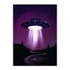UFO Glow Strangely In the Dark Series TV Movie Poster Alien Spacecraft Captures People Research Pictures Wall Canvas Art Decor