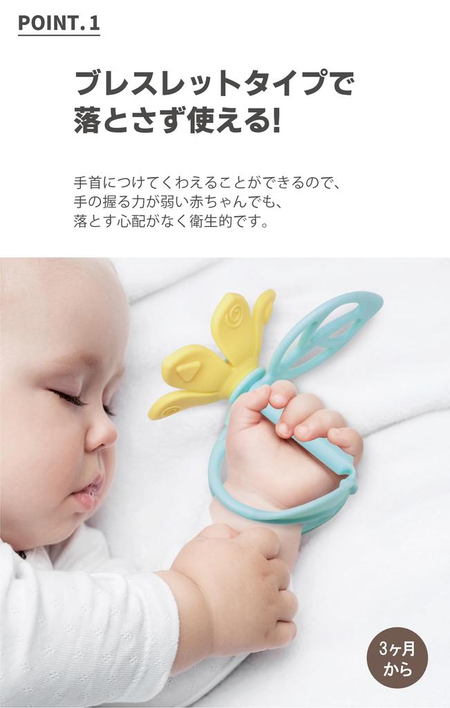 COCONORY Цветочное кольцо-прорезыватель для запястья Вайолет,