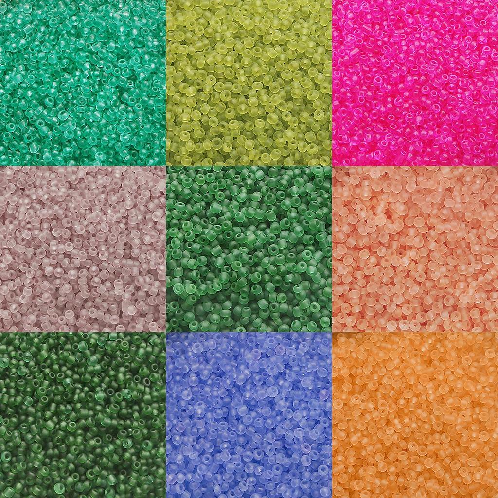 15000 шт. прозрачные матовые чешские стеклянные бусины хрустальные бусины с круглым отверстием для самостоятельного изготовления ювелирных изделий