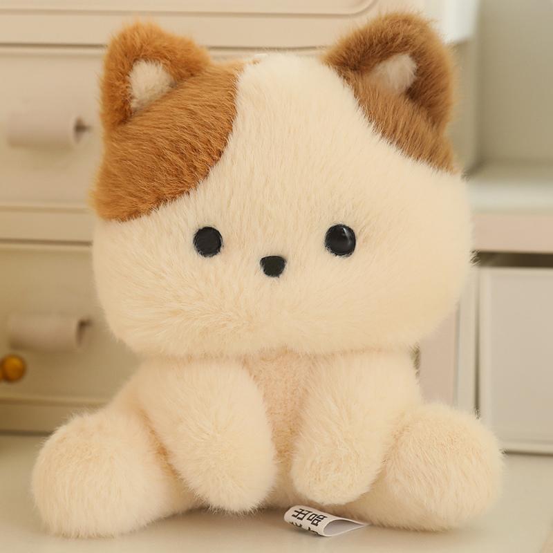 14 см милый мультяшный утенок, пингвин, кот, лиса, кролик, плюшевая игрушка-животное, кукла, украшение для офиса, рождественский забавный подарок для детей