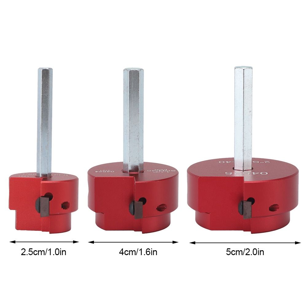Red Pipe Reamer Kit 1 Inch/1.5 inch/2 inch PVC Socket Saver Durable Fitting Saver Water Lines