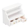 Миниатюрный шкафчик Pure White Edge Lovely Storge Cabinet для украшения ванной комнаты