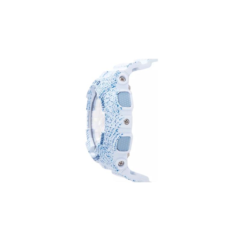 Casio BABY-G Series Retro Denim Waterproof Sport Quartz Movement Plastic Acrylic Strap Japanese and Korean Watch Women's Watch Blue BA-110DC-2A3