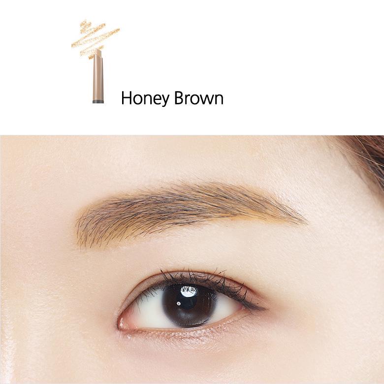 Автоматический плоский карандаш для бровей INNISFREE 0,3г, цвета в ассортименте