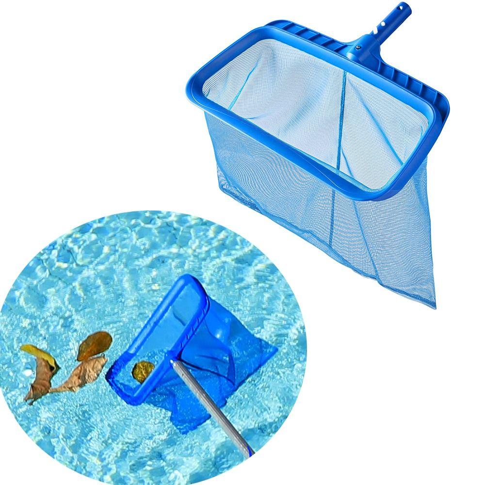 Глубокий скребок для бассейна Скиммер с мелкой сеткой Листовой скиммер Сетка Мешок-ловушка Сетка для бассейна Без шеста Очистка