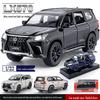 1:32-кратная литая модель автомобиля Lexus LX570 для бездорожья с подставкой-украшением