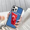 Турция турецкий флаг Чехол-ракушка для iPhone 17 Air 15 16 14 13 12 Pro Max 11 Pro Max Plus Чехол для телефона