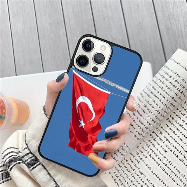 Турция турецкий флаг Чехол-ракушка для iPhone 17 Air 15 16 14 13 12 Pro Max 11 Pro Max Plus Чехол для телефона