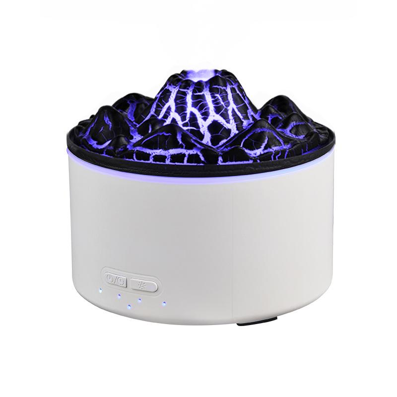 Large Capacity Volcano Flame Humidifier & Aroma Diffuser for Hotel Bedrooms