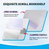 10 Pack, Clear Report Covers with Sliding Bar, 50-Sheet Capacity – Presentation Folders for Letter and A4 Sheets Size, Resume & Document Binders
