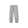 Li Ning Sports Lifestyle Series Logo Letter Printed Cuffed Comfortable Knitted Sports Pants Men Shorts Ultimate-Gray AKLU019-1
