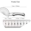 Mini Knife Stainless Steel High Hardness Sharp Pocket Knife Portable Folding Knife Key Chain Pendant Unpacking Knife Fruit Knife
