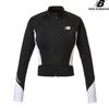 Club Nbmde2w702 Bk Essential Zip Up Rash Guard Slim Fit Built In Cap Women