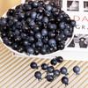 Crafare 60Pcs Artificial Blueberries - Lifelike 0.6" Frosted Fake Blueberry, Fake Fruit for Store Displays, Cake Shops, Vase Fillers & Photography