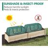 Insulated Plant Cover Pop Up Plant Netting Clear PVC Plant Protector Cage  Vegetable Beds