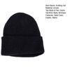 Unisex Knitting Hat Solid Color Men Women Brimless Hat Winter Soft Breathable Warm Stretchy Hat Outdoor Wear
