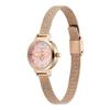Авторизованный дистрибьютор Olivia Burton Watch Ladies 24000229 Signature Mini Lucky Bee Blush Glitter Rose Gold Mesh [OLIVIA BURTON]
