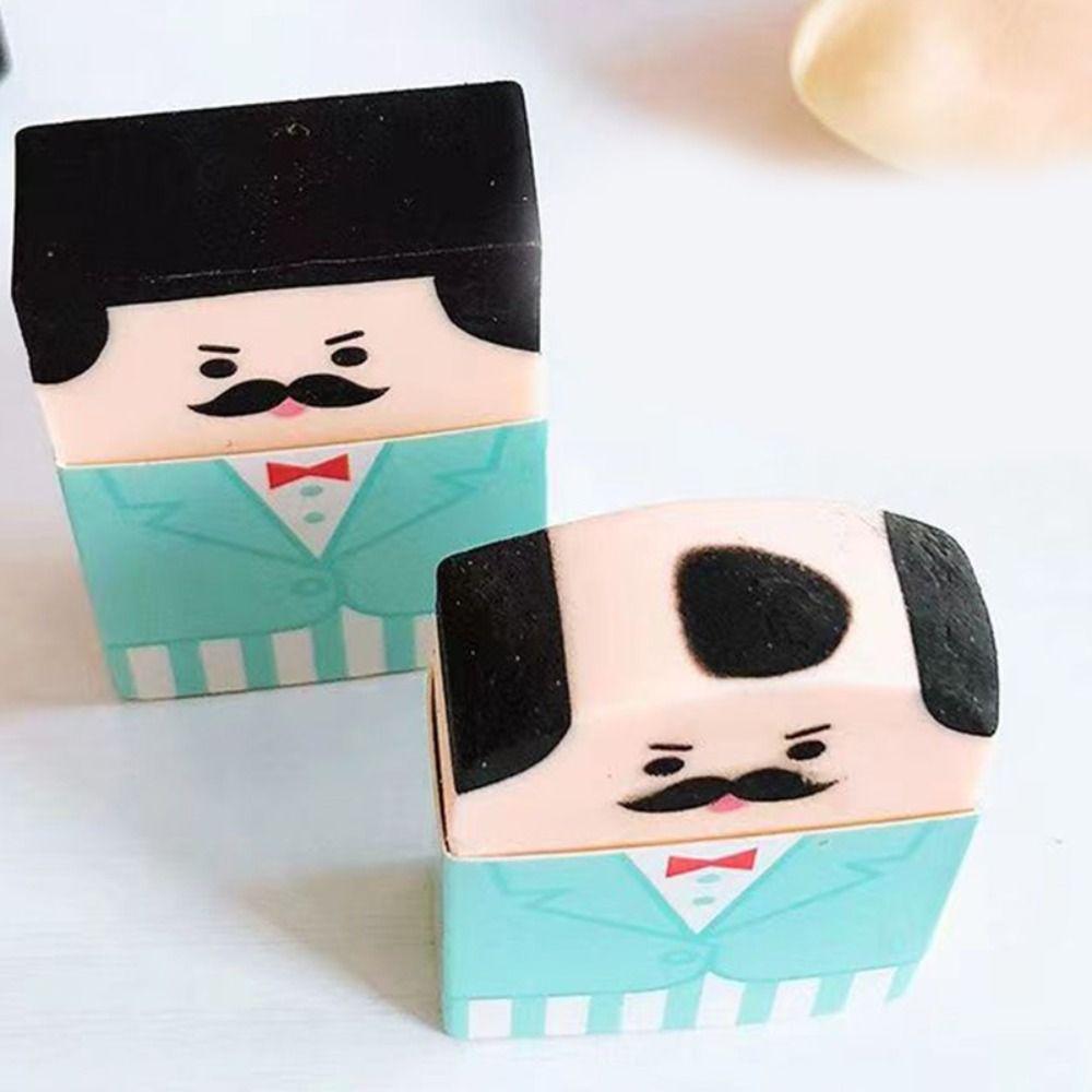 Bald Man Bald Man Eraser Without Leaving Marks Pencil Rubber Cute Pencil Eraser  Learning Prize