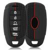 Силиконовый чехол для автомобильного ключа с полным покрытием Shell Fob для Hyundai Santa I30 IX35 Encino KONA Solaris Azera Grandeur Elantra Accent Fe