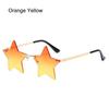 Funny Eyeglasses Pentagram Eyewear Sun Glasses Star Shape Rimless Sunglasses Party Glasses