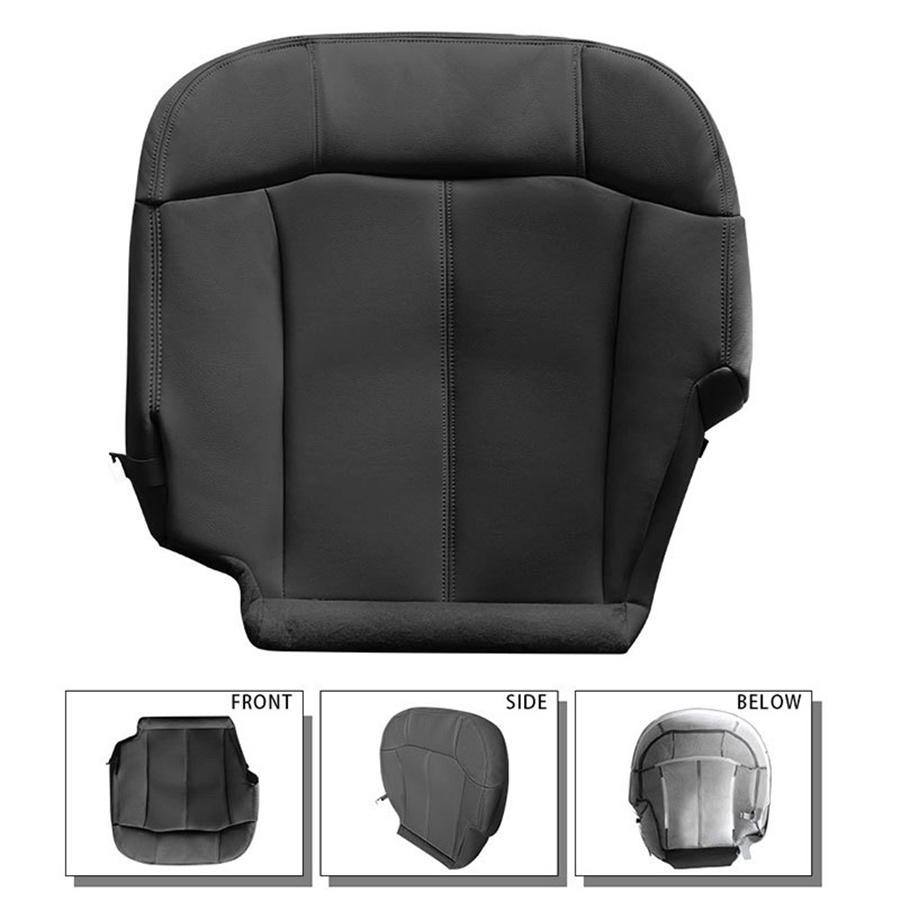 Нижняя крышка сиденья водителя из ПУ-кожи для Chevy Silverado 1500hd 2500hd 1999-2002 гг.