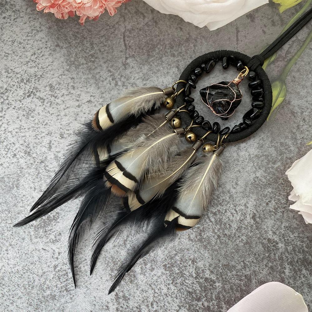 Car Pendant Dream Catcher Tassels Rearview Mirror Decor Creative Auto Hanger  for Car Interior