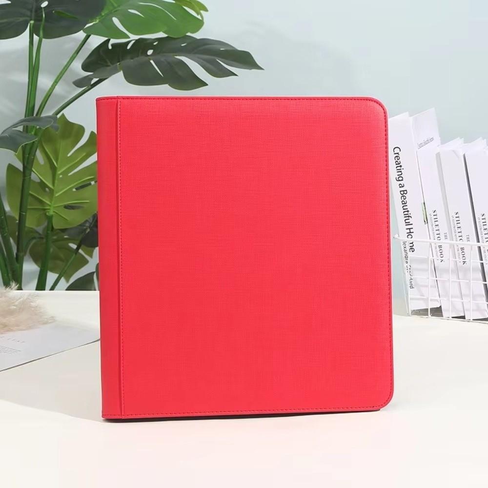 Durable 9/12 Grids Collectible Card Album PU Leather Large-capacity Storage Book Card Album Home Storage