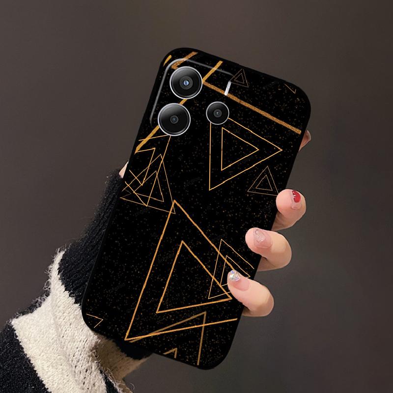 Чехол Для Redmi Note 14 4G 5G Чехол Для Телефона Ударопрочный Силиконовый Мягкий TPU Бампер Fundas Для Xiaomi Redmi Note 14 Цветной Расписной Coque