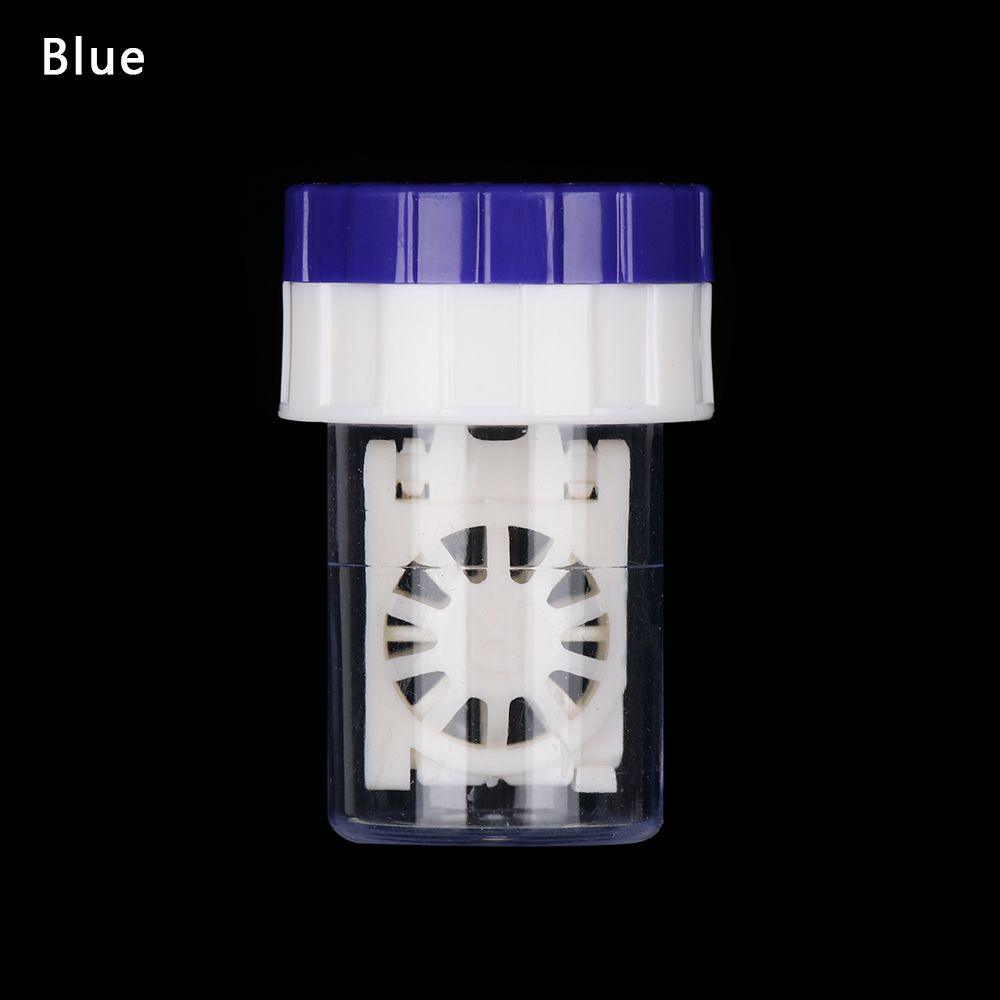 New Portable Plastic Soaking Box Travel Glasses Holder Contact Lens Case Candy Color