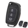 3 Button Car Remote Key Shell Case For Hyundai Creta I20 Tucson Elantra Santa Fe Solaris Ix35 Ix45